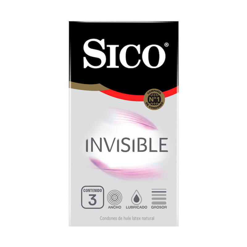 Sico Invisible Condones Ultra Delgados