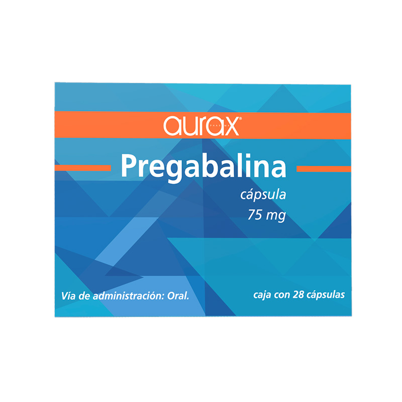 AURAX PREGABALINA 75MG C/28 CAP