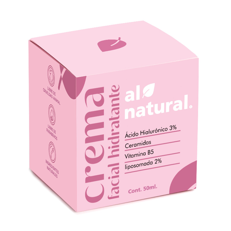 AL NATURAL CREMA FACIAL HIDRAT C/50ML