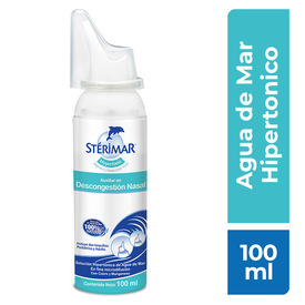 Solución de agua de mar Stérimar hipertonic congestión nasal 100