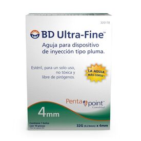 Aguja de inyección de insulina - Nano™ - BD - esterilizada / tipo