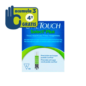 ONE TOUCH SELECT PLUS MEDIDOR GLUCOSA - VFarma - Parafarmacia y  Medicamentos online. 24h al cuidado de tu salud.