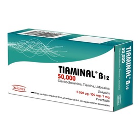 Tiaminal B12 inyeccin 5 Solucin Frasco mpula | San Pablo Farmacia