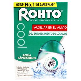 Gotas COOL para ojos alivia el enrojecimiento Rohto 13 ml, Soriana