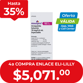 tirzepatide precio farmacia san pablo Mounjaro 10 mg