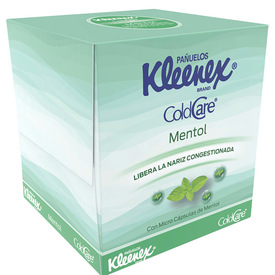 Pañuelos Desechables Kleenex Cold Care 80 pzas