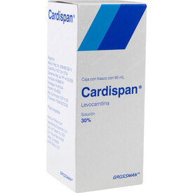 l carnitina inyectable farmacias similares Cardispan 60 ML Solución Frasco