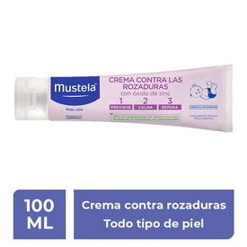 Mustela Crema Contra Rozaduras 1.2.3 Con Óxido De Zinc para Bebés