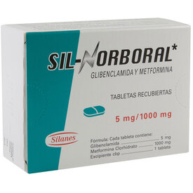 Metformina glibenclamida costo