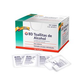 Toallitas de alcohol BD, BD Diabetes Care