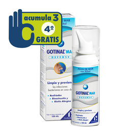 Gotinal Mar Defense SPRAY, 100 ml con XILITOL, DESCONGESTIONANTE Nasal. :  : Salud y Cuidado Personal